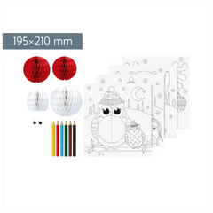 3D-Mal-Set „Wintertiere“ | 195×210 mm