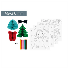 3D-Mal-Set „Weihnachten“ | 195×210 mm