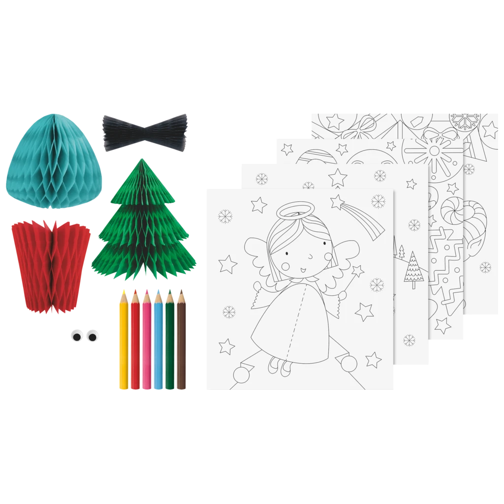 3D-Mal-Set „Weihnachten“ | 195×210 mm