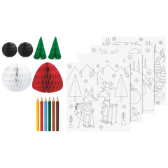 3D-Mal-Set „Lustige Freunde“ | 195×210 mm