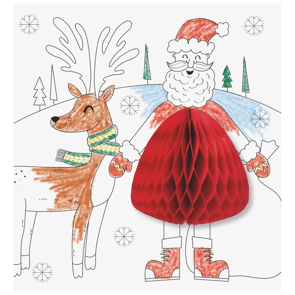 3D-Mal-Set „Lustige Freunde“ | 195×210 mm