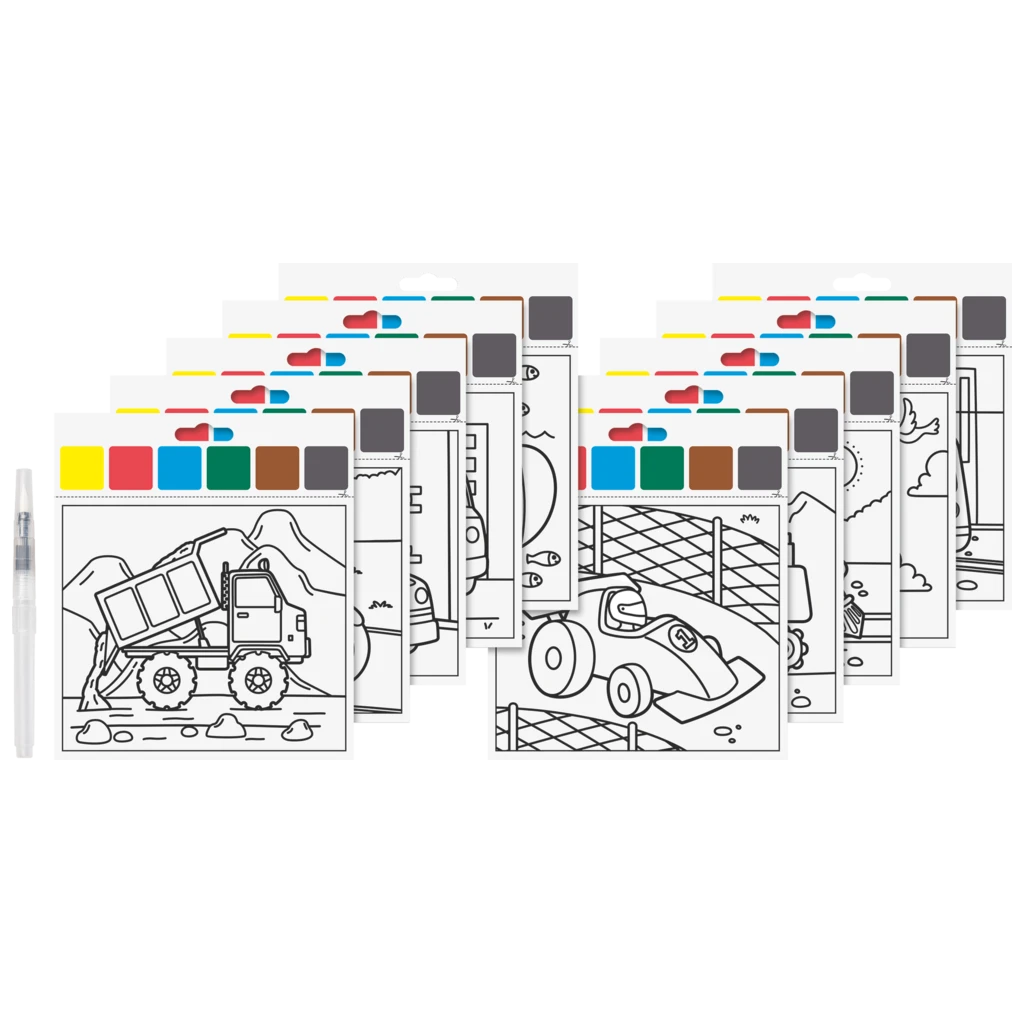 Mal-Set „Fahrzeuge“ | 150×180 mm
