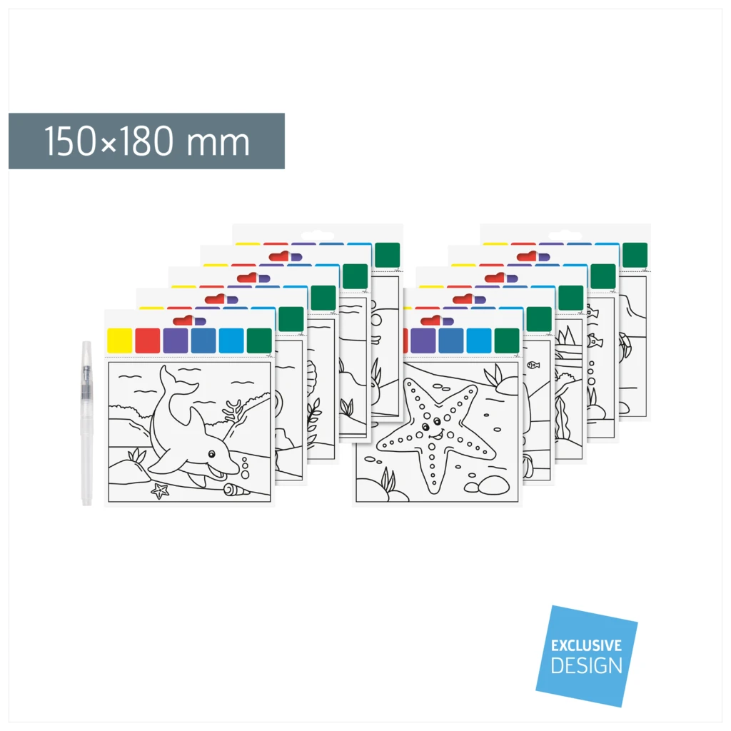 Mal-Set „Unterwasser“ | 150×180 mm