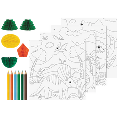 3D-Mal-Set „Dinosaurier“ | 195×210 mm