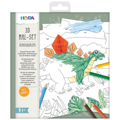 3D-Mal-Set „Dinosaurier“ | 195×210 mm