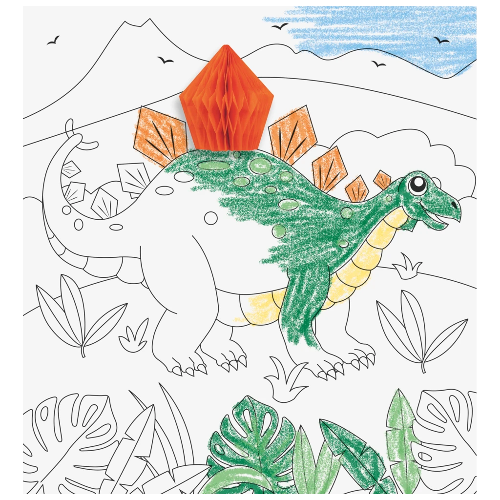 3D-Mal-Set „Dinosaurier“ | 195×210 mm