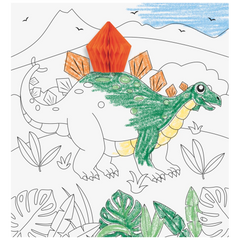 3D-Mal-Set „Dinosaurier“ | 195×210 mm