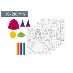 3D-Mal-Set „Prinzessin“ | 195×210 mm