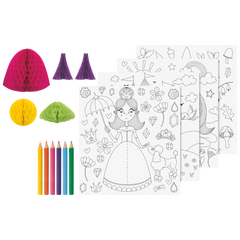3D-Mal-Set „Prinzessin“ | 195×210 mm
