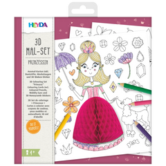 3D-Mal-Set „Prinzessin“ | 195×210 mm
