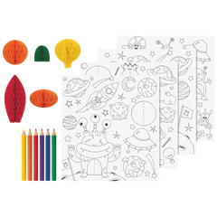 3D-Mal-Set „Weltall“ | 195×210 mm