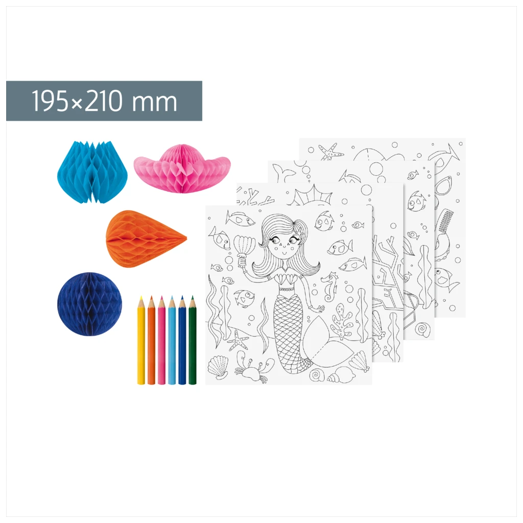 3D-Mal-Set „Unterwasser“ | 195×210 mm