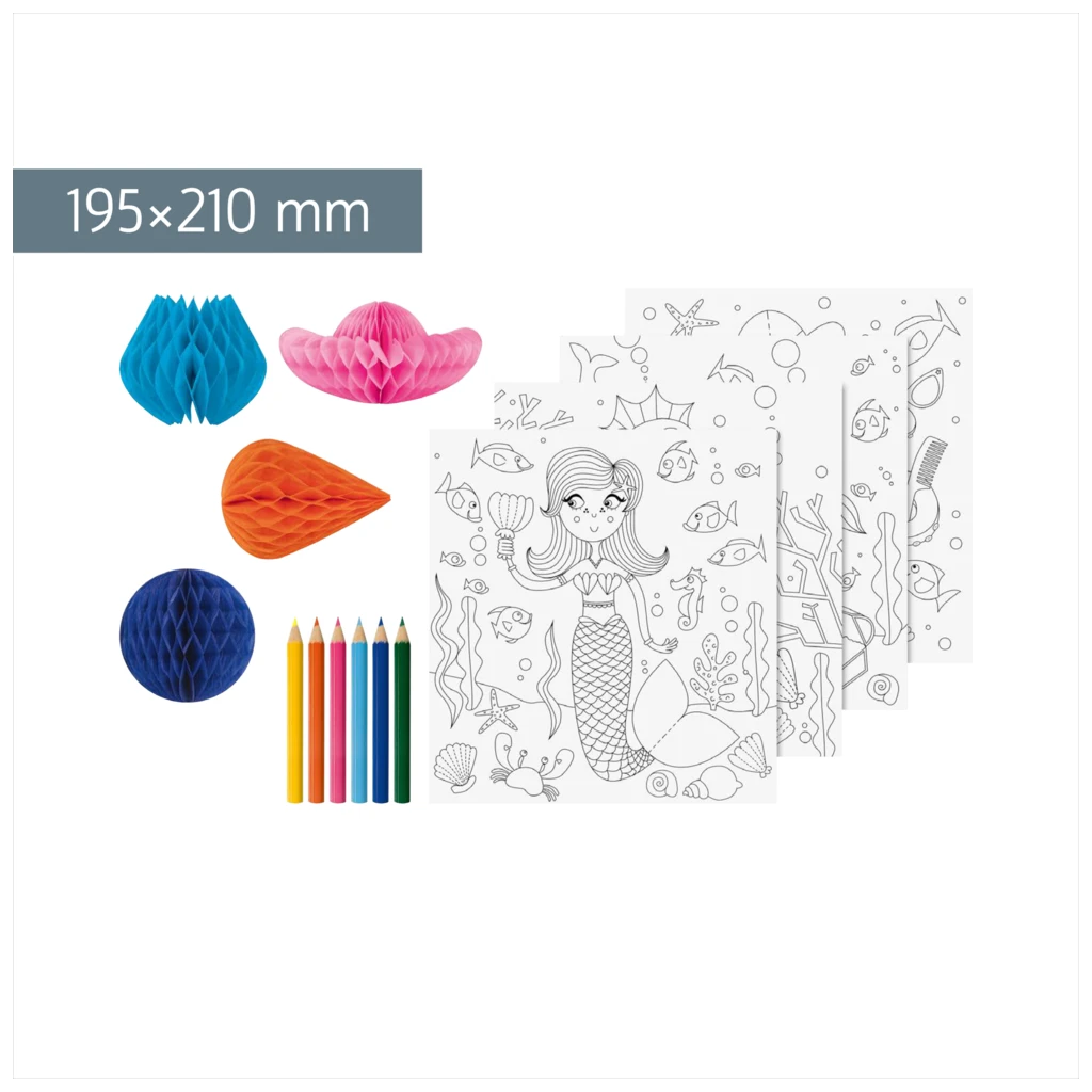 3D-Mal-Set „Unterwasser“ | 195×210 mm