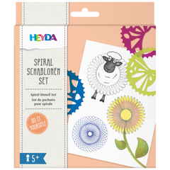 Spiralschablonen-Set | 140×140 mm, mehrfarbig