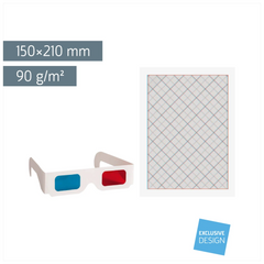 3D-Zeichen-Set | 150×210 mm, 90 g/m²