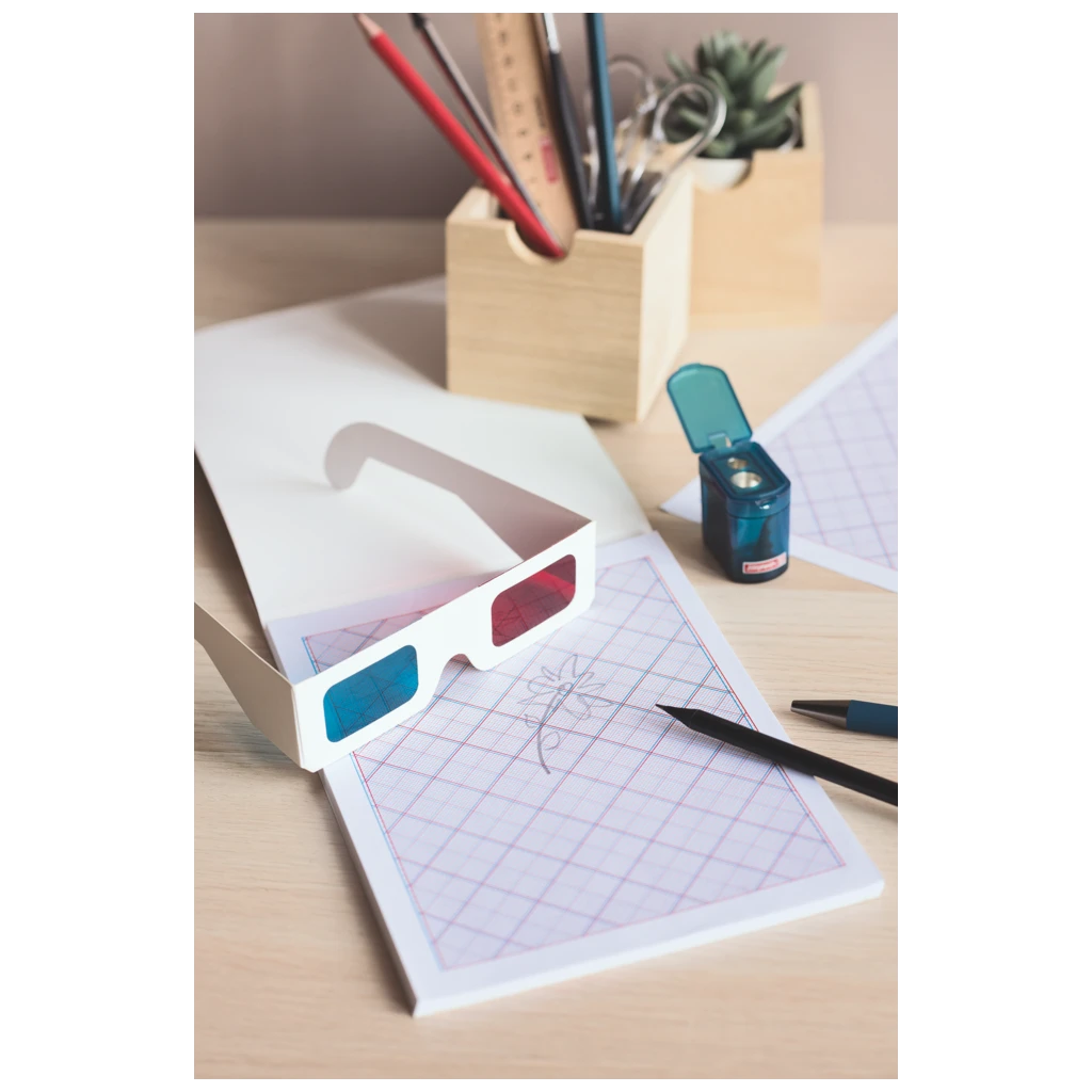 3D-Zeichen-Set | 150×210 mm, 90 g/m²