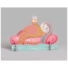 Stick-Figuren-Set „Faultier“ | 185×130×50 mm, mehrfarbig