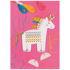 Stick-Figuren-Set „Einhorn“ | 145×165×50 mm, mehrfarbig