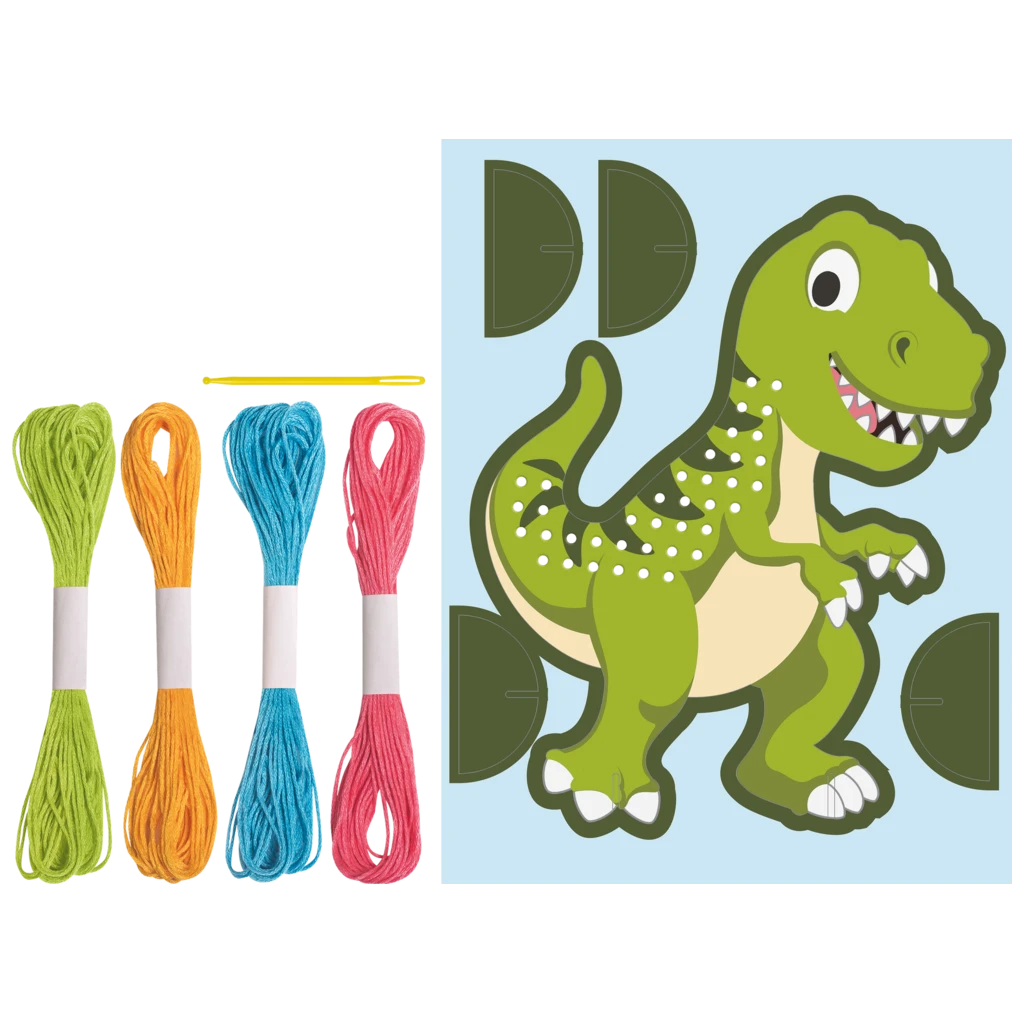 Stick-Figuren-Set „Dinosaurier“ | 155×190×50 mm, mehrfarbig