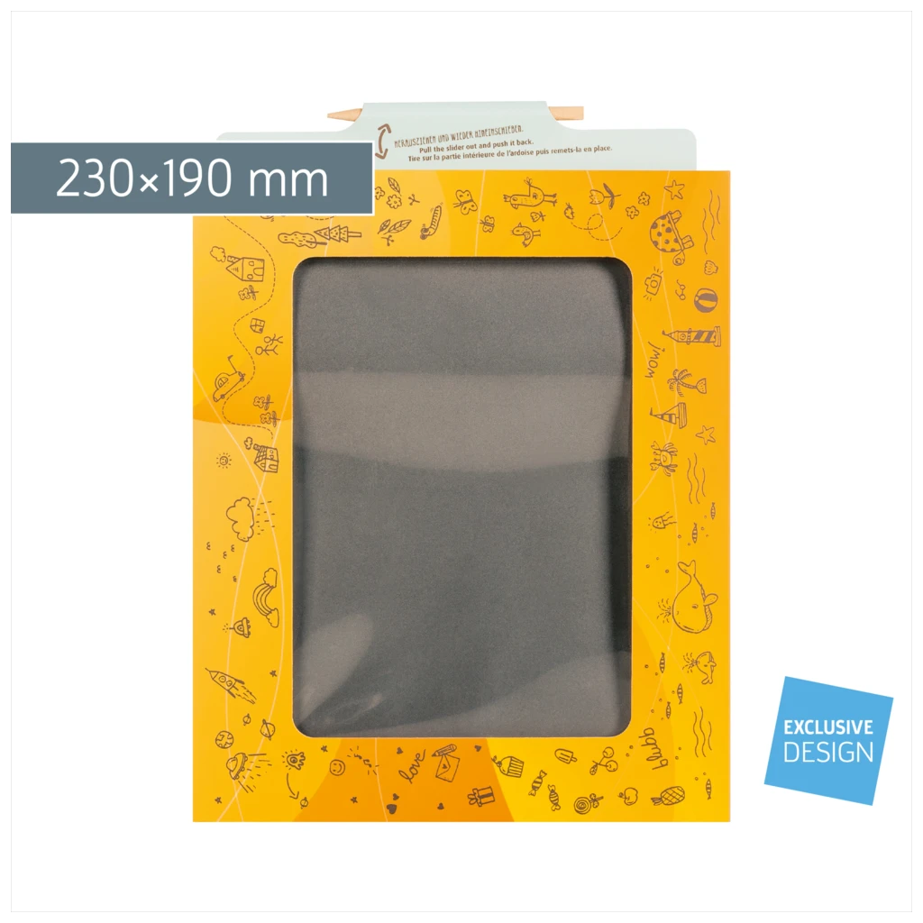 Zaubertafel Zeichen-Set | 230×190 mm, mehrfarbig
