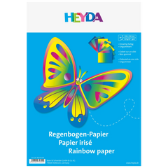 Regenbogen-Papier | 23×33 cm, 10 Blatt, 115 g/m², regenbogen