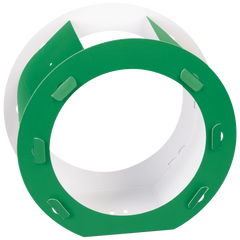 Rundlaternen-Zuschnitt | Ø 22 cm 12 cm, 400 g/m², mittelgrün