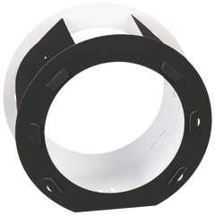 Rundlaternen-Zuschnitt | Ø 22 cm 12 cm, 400 g/m², schwarz