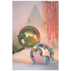 Rundlaternen-Zuschnitt | Ø 19 cm 6 cm, 400 g/m², natur