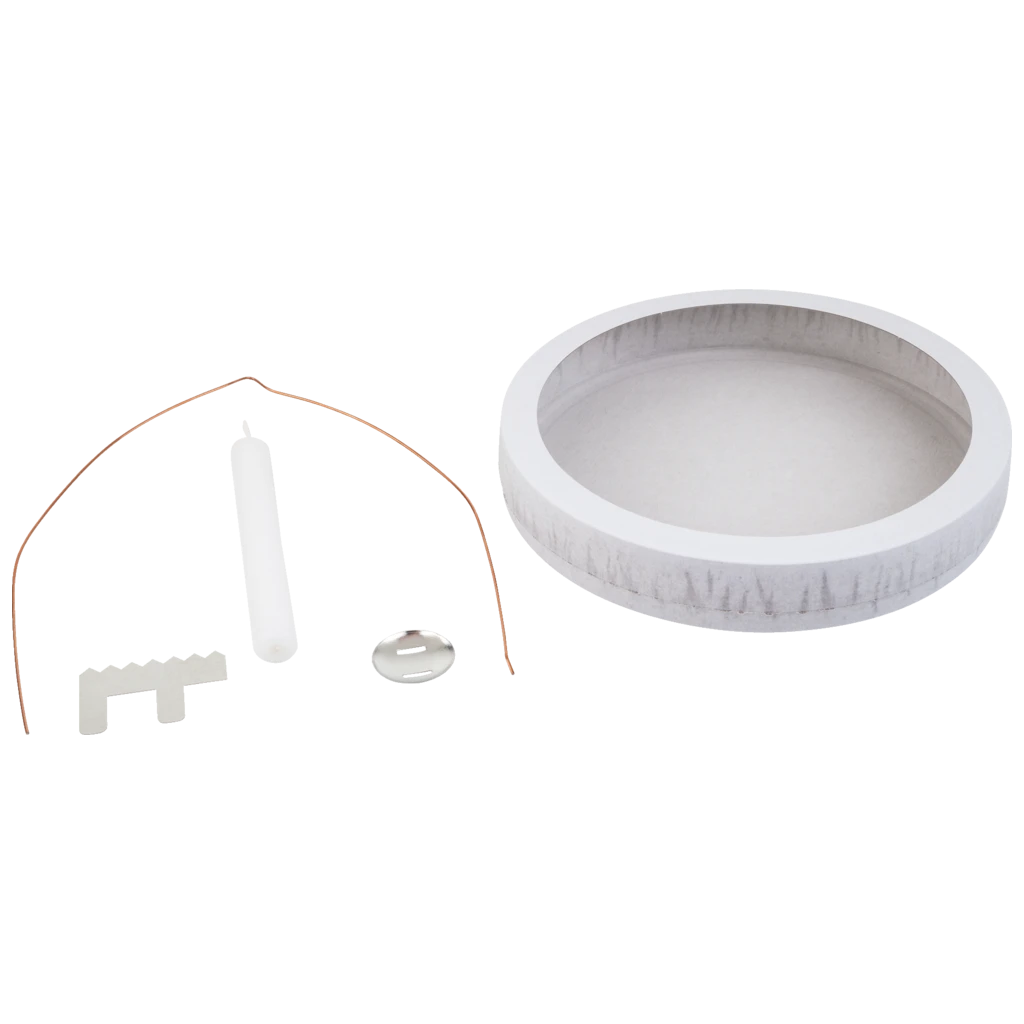 Laternen-Bastel-Set | Ø 13 cm, weiß