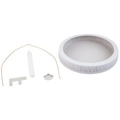 Laternen-Bastel-Set | Ø 13 cm, weiß