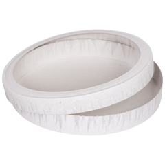 Laternendeckel und -boden | Ø 11 cm, weiß