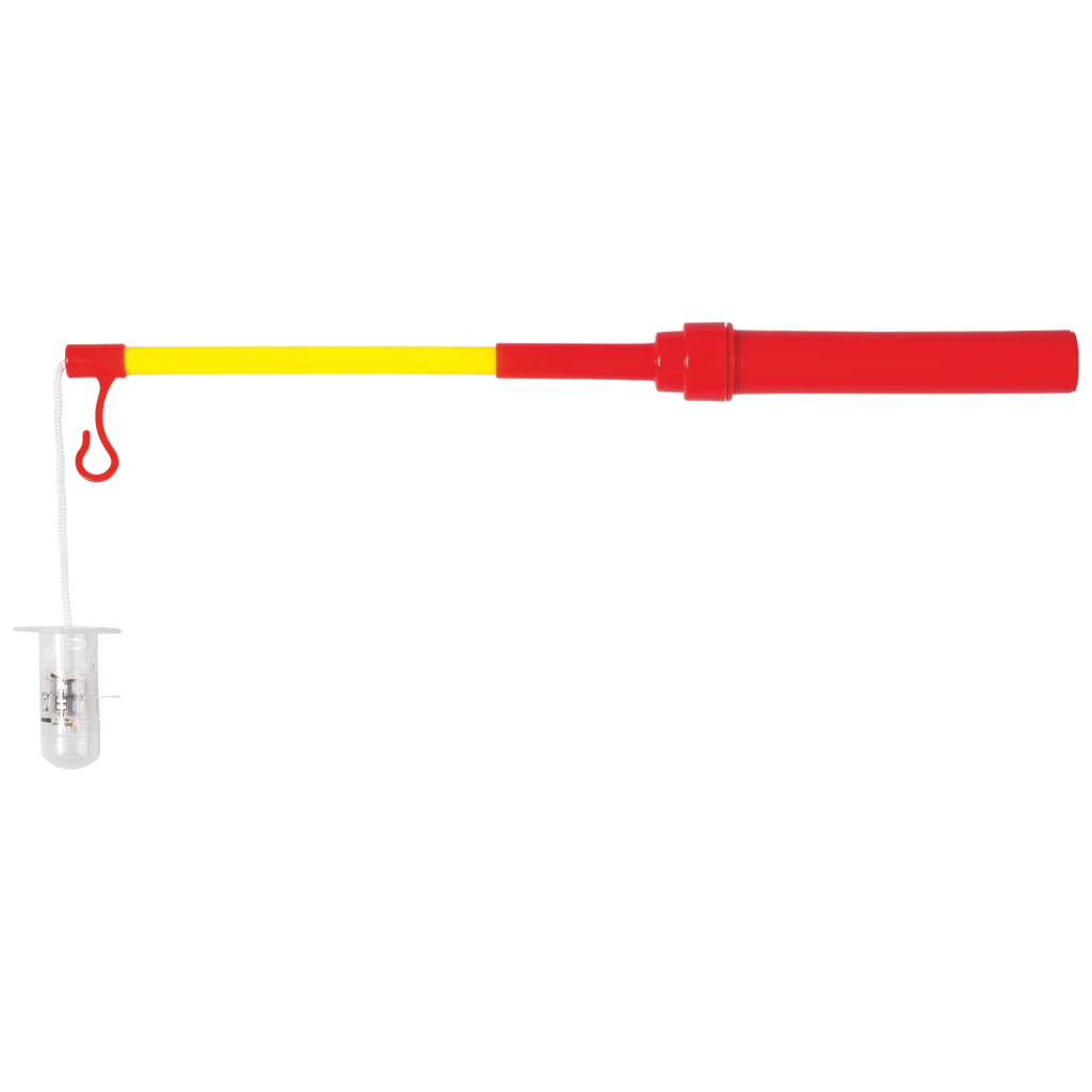 Laternenstab elektrisch | 30 cm, gelb/rot