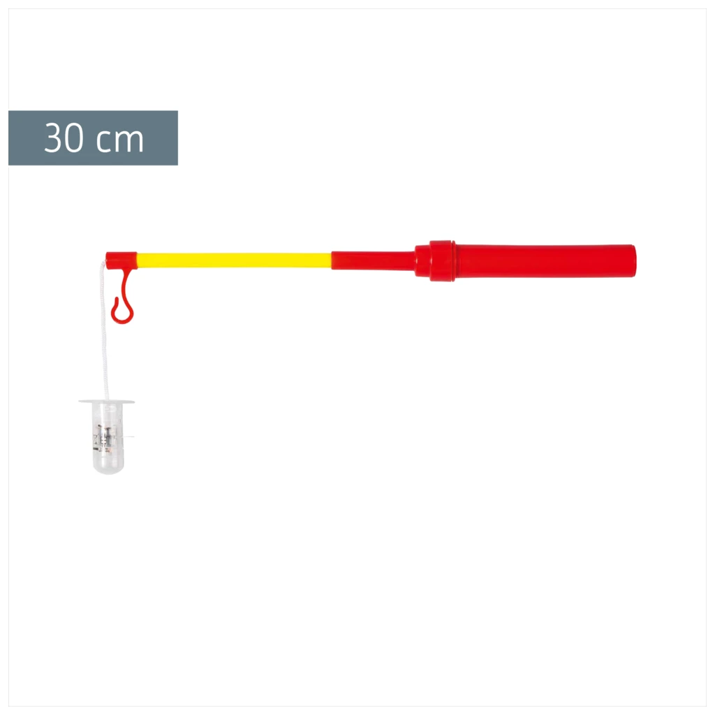 Laternenstab elektrisch | 30 cm, gelb/rot
