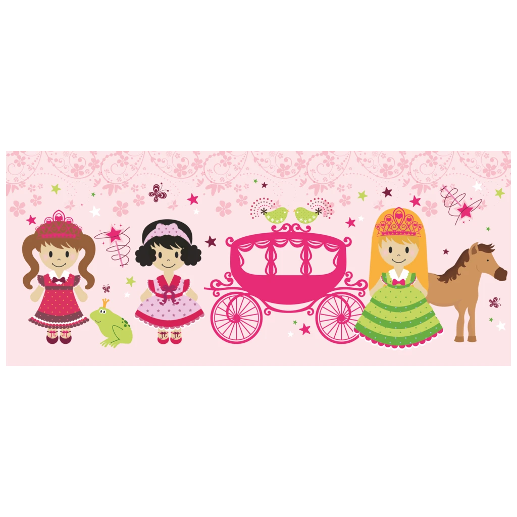 Laternen-Bastel-Set „Prinzessin“ | 22×60 cm, rosa/bunt