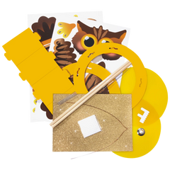 Laternen-Bastel-Set „Eule“ | gelb/braun