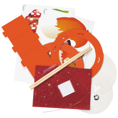 Laternen-Bastel-Set „Fuchs“ | orange