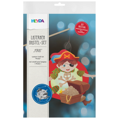 Laternen-Bastel-Set „Pirat“ | rot/bunt