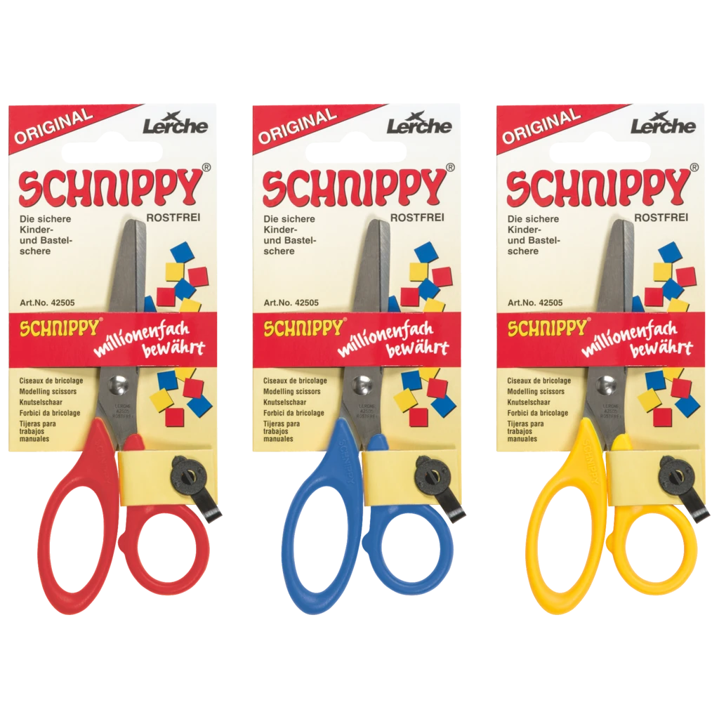 Bastelschere „Schnippy“ | abgerundet, 130 mm, sortiert