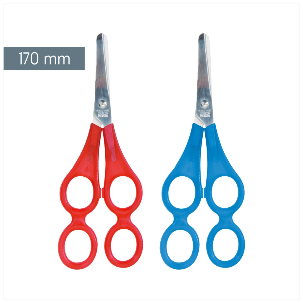 Therapeutenschere | abgerundet, 170 mm, sortiert, blau, rot