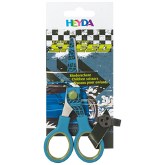 Kinderschere Fast Wheels mit Motivdruck | abgerundet