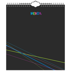 Bastel- und Fotokalender immerwährend | 215×240 mm, schwarz