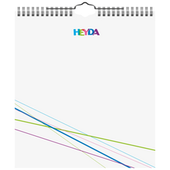 Bastel- und Fotokalender immerwährend | 215×240 mm, weiß