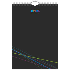 Bastel- und Fotokalender immerwährend | A4, schwarz