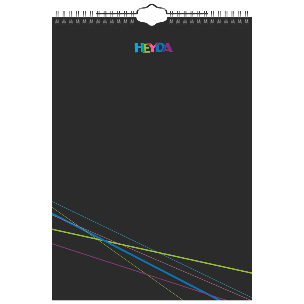 Bastel- und Fotokalender immerwährend | A4, schwarz