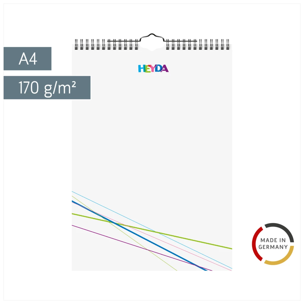 Bastel- und Fotokalender immerwährend | A4, weiß