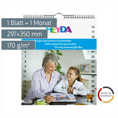 Bastel- und Fotokalender „Enkel“ immerwährend | 297×350 mm