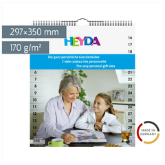 Bastel- und Fotokalender „Enkel“ immerwährend | 297×350 mm