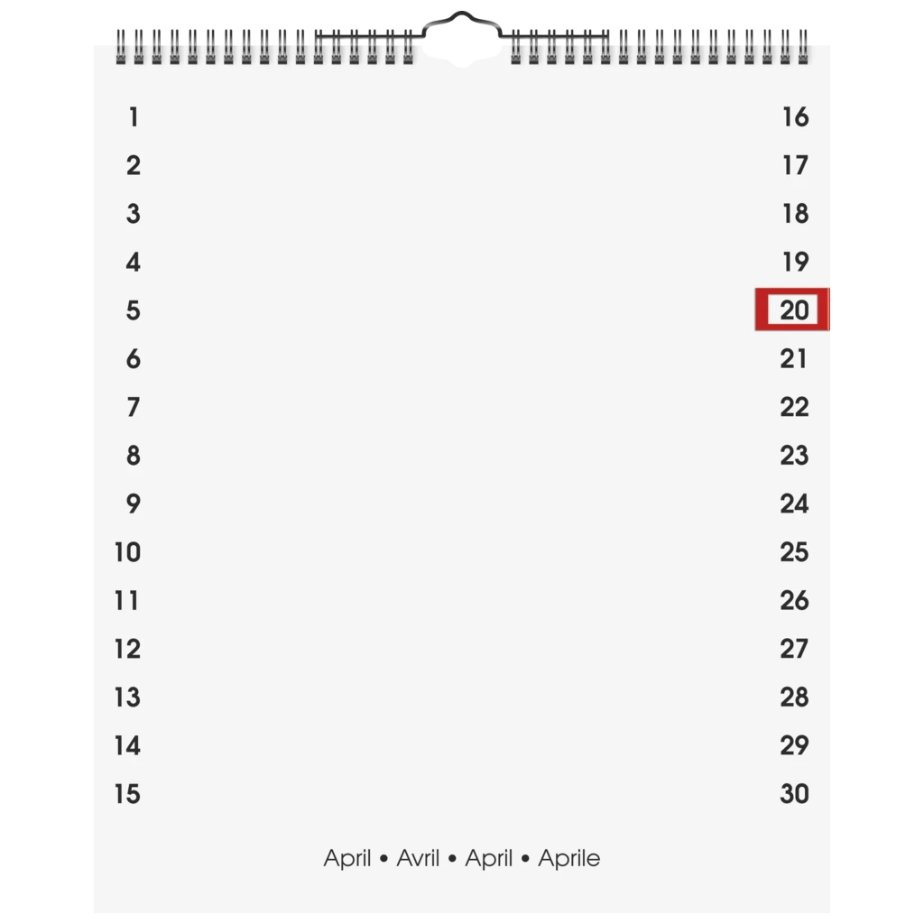 Bastel- und Fotokalender „Enkel“ immerwährend | 297×350 mm