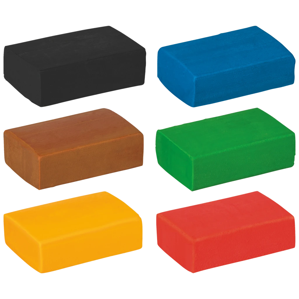 Modelliermassen-Set Kneten & Radieren „Colorpack Basic“ | 120 g
