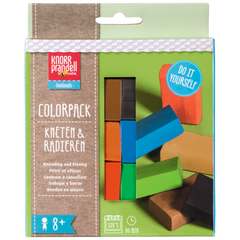 Modelliermassen-Set Kneten & Radieren „Colorpack Basic“ | 120 g